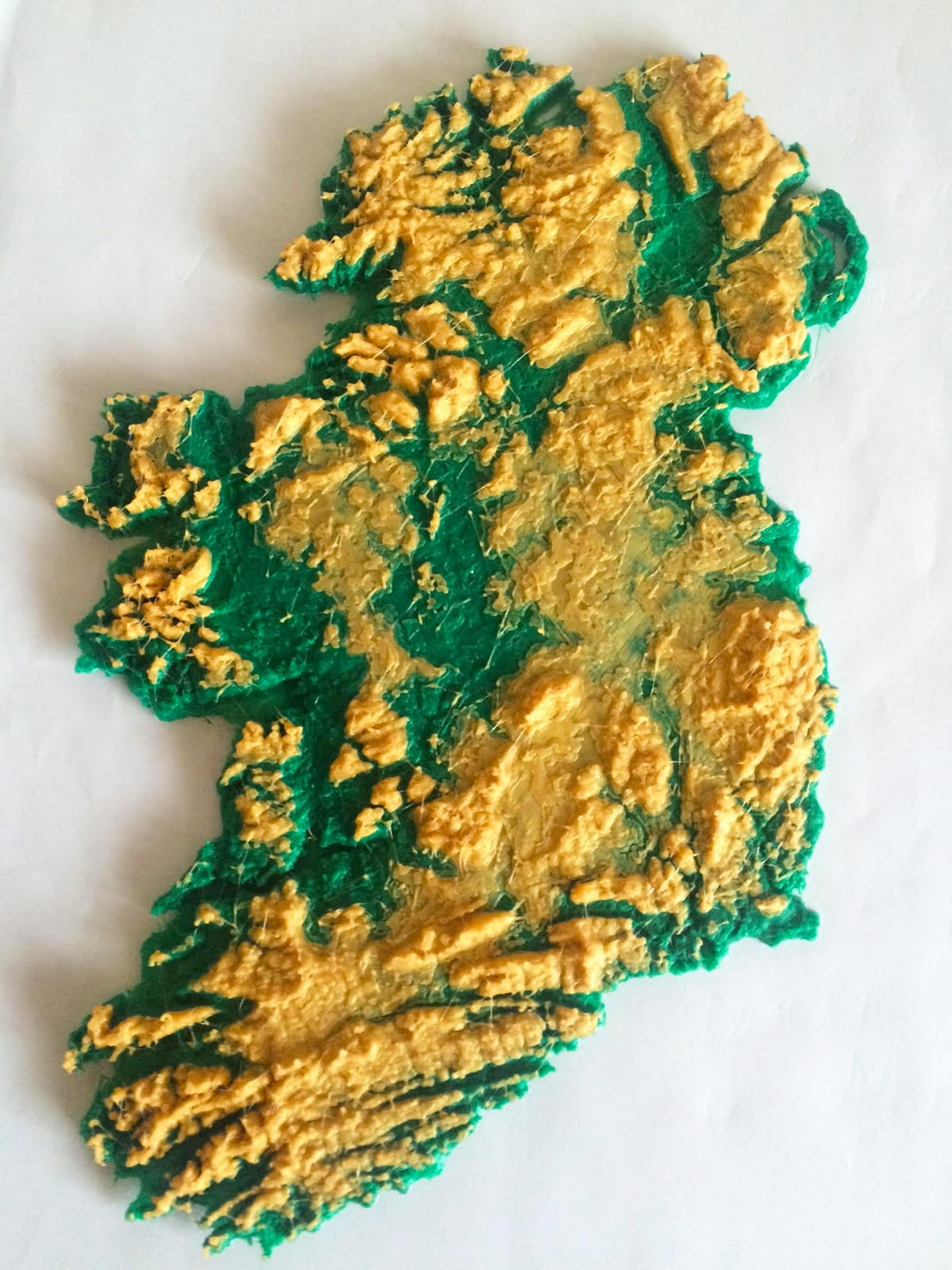 mapa 3d mapa je iz irske