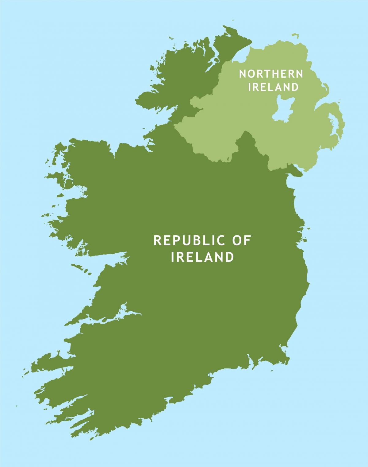 mapa puteva irskoj