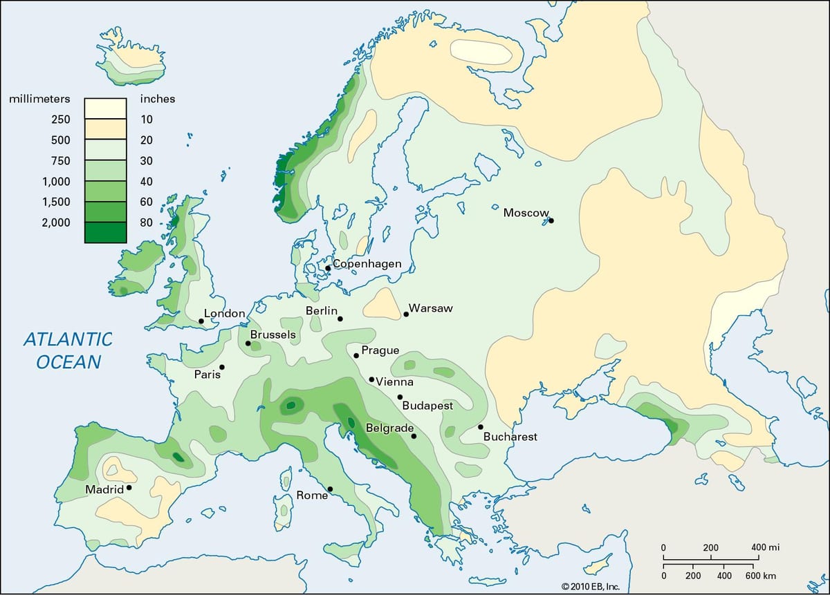 kiša je mapa irskoj
