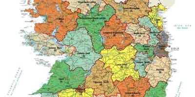 Mapa artiljeriju istraživanje irskoj mapu preglednik