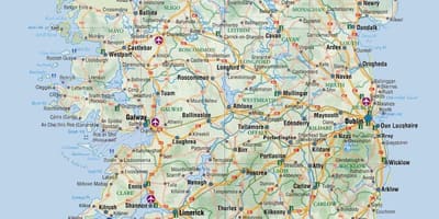 Mapa blackrock irskoj
