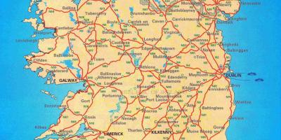 Besplatno mapa puteva u irskoj