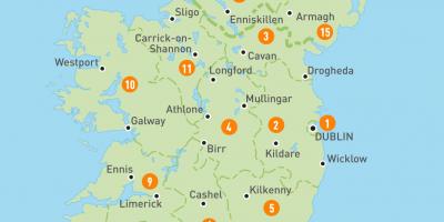 Irska u mapu