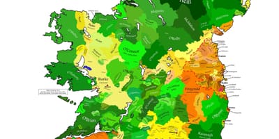 Mapa klan mapu irskoj