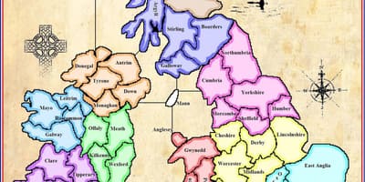 Mapa mapu irske igru