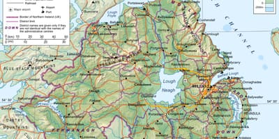 Ulična mapa severnoj irskoj