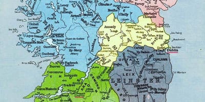 Mapa megalitske irskoj 