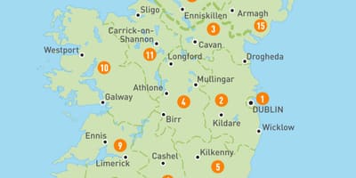 Mapa najbolje zapadnu irsku 
