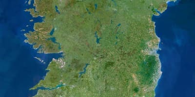 Mapa satelit mapu irskoj
