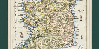 Mapa je smjestio mapu irskoj