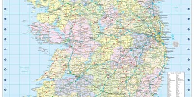 Mapa udaljenost mapu irskoj